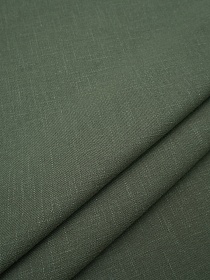 Мерный лоскут Конопля с хлопком-диагональ цв.Болотно-серый хаки, СОРТ2, ш.1.4м, конопля-80%, хлопок-20%, 246гр/м.кв