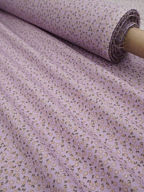 Ситец "Мелкоцветье" цв.сиреневый, ГОСТ, ш.0.8м, хлопок-100%, 86гр/м.кв