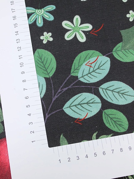 Рогожка "Гранатовый сад", ш.1.5м, хлопок-100%, 165гр/м.кв