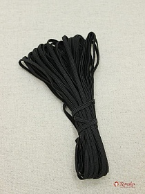 Резинка бельевая цв.Черный, ш.4мм, 10м