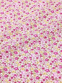 Импорт. хлопок "Летняя романтика"цв.розовый, ш.1.48м, хлопок-100%, 105гр/м.кв