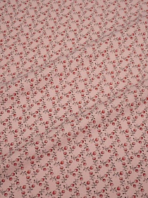 Теплый хлопок "Винтажная брусничка" цв.св.лососево-бежевый, ш.1.5м, хлопок-100%, 160гр/м.кв