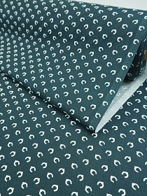 Перкаль "Подкова" цв.черная морская волна, ГОСТ, ш.1.5м, хлопок-100%, 120гр/м.кв