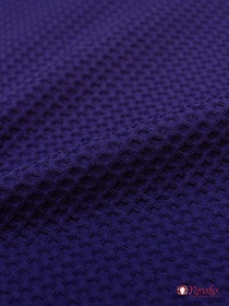 Вафельное премиум-полотно "Italy" цв.Чернильно-фиолетовый, ш.1.5 м, хлопок-100%, 240 гр/м.кв