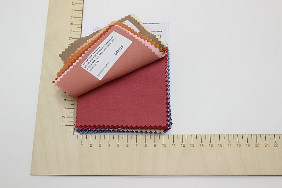 Комплект образцов "Плательная вискоза однотонная" №1