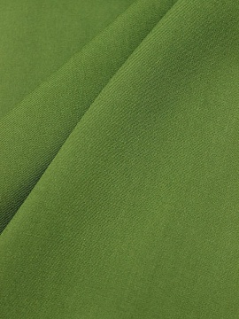 Штапель цв.Темный кленово-зеленый, ш.1.43м, вискоза-100%, 110гр/м.кв 