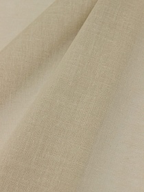 Мерный лоскут(ткань в отрезах)  - Батист цв.Светло-бежевый с оливковым оттенком, ш.1.5м, хлопок-100%