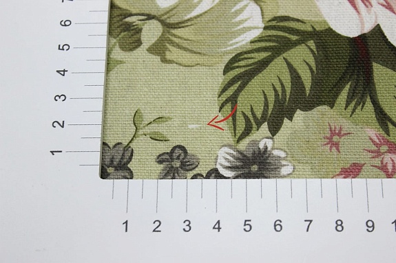 Ткань интерьерная "Таинственное очарование" цв.св.оливково-серый, ш.1.48м, хл-80%, п/э-20%