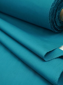 Импортный хлопок цв.Темная бирюза, ш.1.55м, хлопок-100%, 115гр/м.кв