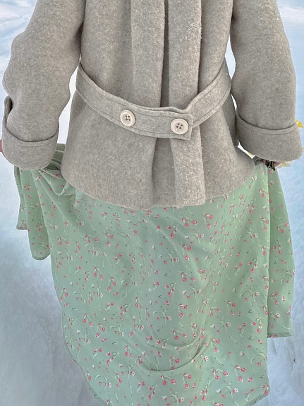 Платье из штапеля "Весеннее чувство"