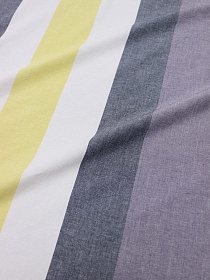 Вареный (стираный) хлопок "Цветные полосы", ш.2.5м, хлопок-100%, 125гр/м.кв