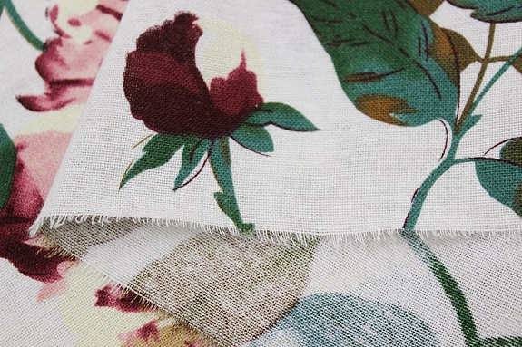 Хлопколен "Эдем" цв.белый, ш.1.5м, лен-20%, хлопок-80%, 135гр/м.кв