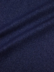 Плотная джинсовая ткань цв.Чернильный, СОРТ2, ш.1.5м, хлопок-95%, п/э-5%, 380гр/м.кв