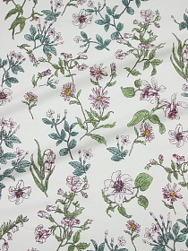 Сатин "Дивный аромат", ш.2.35м, хлопок-100%, 110гр/м.кв