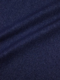 Плотная джинсовая ткань цв.Чернильный, СОРТ2, ш.1.5м, хлопок-95%, п/э-5%, 350гр/м.кв