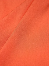 Штапель цв.Кораллово-оранжевый, ш.1.45м, вискоза-100%, 110гр/м.кв