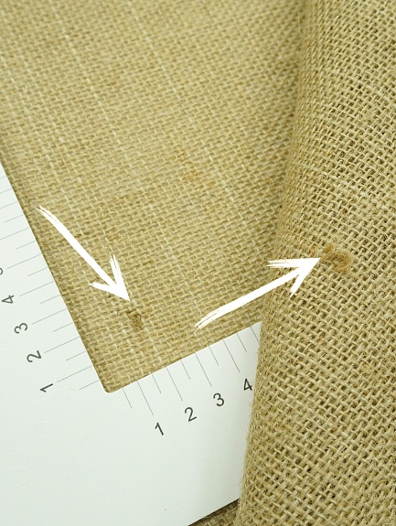 Мешковина повышенной  плотности, СОРТ2, ш.1.05м, джут-100%, 370гр/м.кв