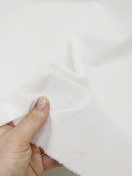 Импортный хлопок цв.Белый, ш.1.5м, хлопок-100%, 100гр/м.кв