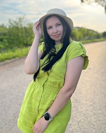 Комбинезон из яркого костюмного льна