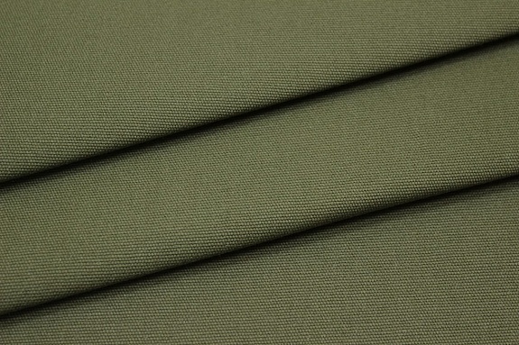 Плотный хлопок цв.Винтажный зеленый хаки, ш.1.55м, хлопок-100%, 250гр.м/кв