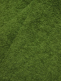 Махровая ткань цв.Темная весенняя зелень, ш.1.5м, хлопок-100%, 350гр/м.кв