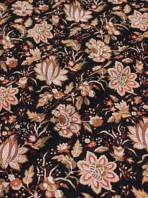 Мерный лоскут Импорт. хлопок "Амира" цв.черный, ш.1.45м, хлопок-100%, 110гр/м.кв