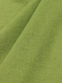 Полулен костюмный с эффектом мятости цв.Оливково-зеленый меланж, ш.1.52м, хл-70%,лен-30%, 170гр/м.кв
