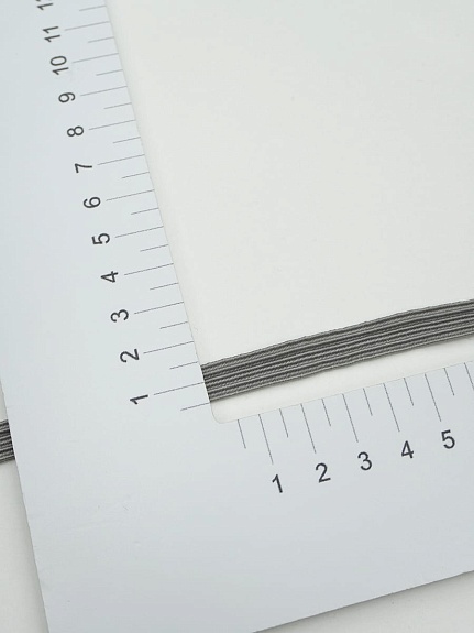 Резинка бельевая цв.Серый, ш.10мм, 10м