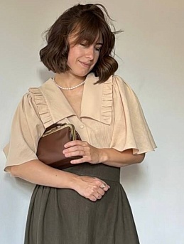 Юбка из крапивы цв.Болотный хаки