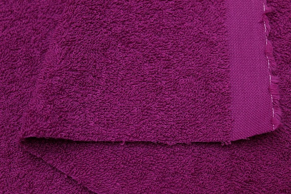 Махровая ткань цв.Винно-пурпурный, ш.1.5м, хлопок-100%, 350гр/м.кв