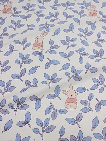 Сатин "Вилли" цв.серо-голубой, (комп), ш.2.35м, хлопок-100%, 120гр/м.кв