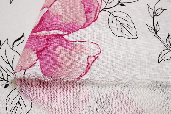 Полулен "Соловьиная песня", ш.1.5м, лен-57%, хлопок-43%, 210гр/м.кв