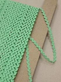 Вьюнчик цв.мятно-салатовый, ш.6мм, п/э-100%