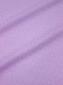 Фактурный хлопок "Ромбики мережка" цв.сиренево-лавандовый, ш.1.41м, батист, хлопок-100%, 60гр/м.кв