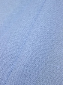 Полулен цв.Небесно-голубой, ш.1.5м, лен-57%, хлопок-43%, 200гр/м.кв