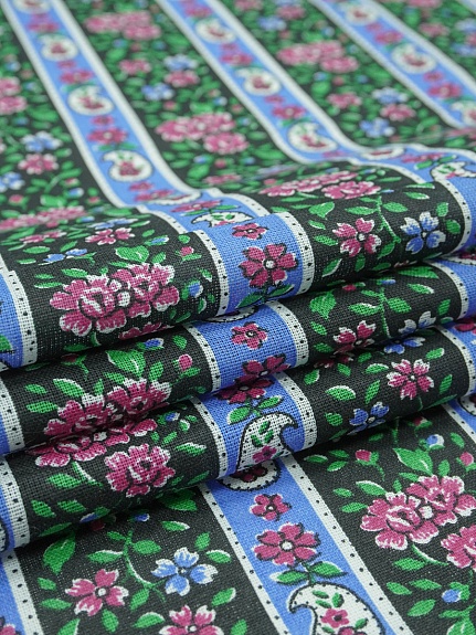 Ситец "Фанни - розовые цветы", ш.0.8м, хлопок-100%, 90гр/м.кв