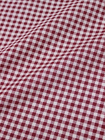 Бязь "Клетка виши" цв.темно-малиновый, ш.1.5м, хлопок-100%, 120гр/м.кв
