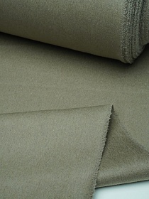 Шерсть пальтовая двухсторонняя, двухслойная цв.Оливковый, ш.1.5м, шерсть-40%, п/э-60%, 680гр/м.кв