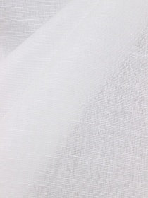 Мерный лоскут (ткань в отрезах) - Полулен цв.Белый, ш.1.52м, лен-57%, хлопок-43%, 130гр/м.кв