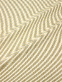 Вареный (стираный) хлопок "Узкая белая полоска на песочно-желтом меланже", ш.2.5м, хл-100%