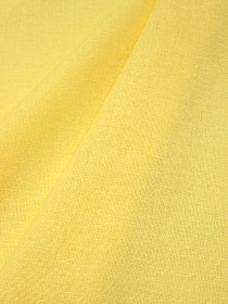 Полулен с умягчением цв.Банановый, ш.1.5м, лен-30%, хлопок-70%, 140гр/м.кв