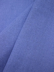 Полулен с умягчением цв.Джинсовый с фиолетовым оттенком, ш.1.5м, лен-30%, хлопок-70%, 140гр/м.кв