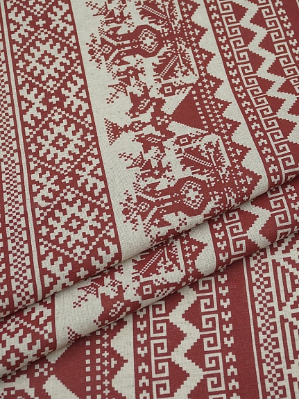 Полулен "Вышивка сударыня на суровом", ш.1.5м, лен-30%, хлопок-70%,145гр/м.кв
