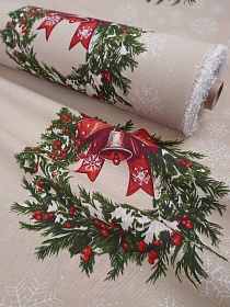 Рогожка "Мастерская чудес", СОРТ2, ш.1.5м, хлопок-100%, 150гр/м.кв, раппорт 64см