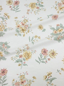 Сатин "Лилея" цв.белый, ш.2.35м, хлопок-100%, 110гр/м.кв