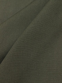 Штапель цв.Болотный хаки-2, ш.1.45м, вискоза-100%, 110гр/м.кв