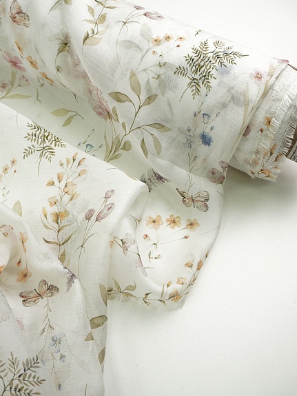 Вискозный шифон (Digital) "Ласковый взор", СОРТ2,  ш.1.5м, вискоза-75%, нейлон-25%, 50гр/м.кв