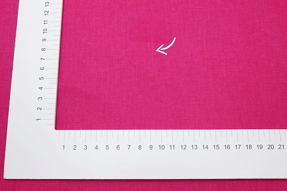 Бязь цв.Красная фуксия, ГОСТ, ш.1.5м, хлопок-100%, 142гр/м.кв