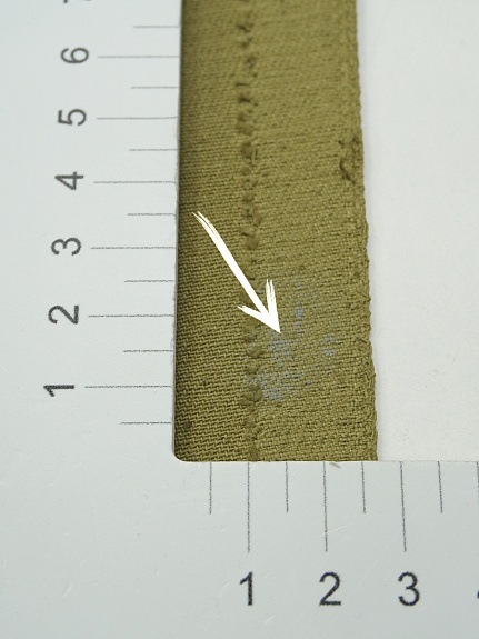 Саржа цв.Оливково-коричневый, ш.1.55м, хлопок-100%, 270гр/м.кв