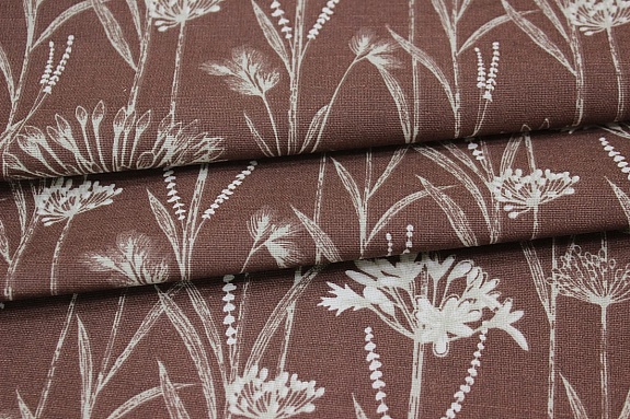 Хлопколен "Тишина природы", ш.1.5м, лен-15%, хлопок-85%, 210гр/м.кв